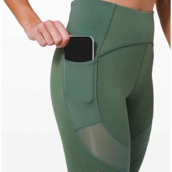 Lululemon Uncovered Strength Leggings 23" - Algae - Picture 1 of 13